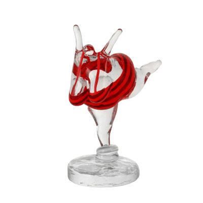 Kosta Boda KE Badlycka -lasiveistos Punainen | Alk. 504,90 €