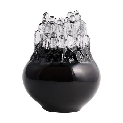 Kosta Boda Polar kynttilänjalka 190 mm Musta | Alk. 241,90 €