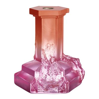 Kosta Boda - Rocky Baroque Kynttilänjalka 17,5 cm Spicy Rose | Alk. 207,00 €