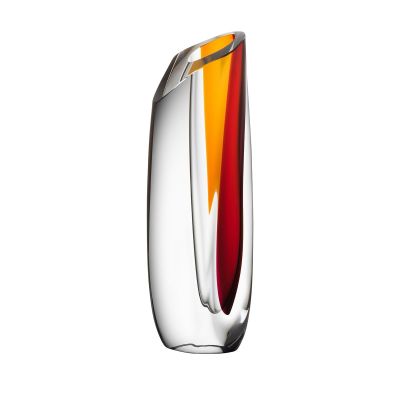 Kosta Boda Saraband maljakko 36 cm Punainen-oranssi | Alk. 660,90 €