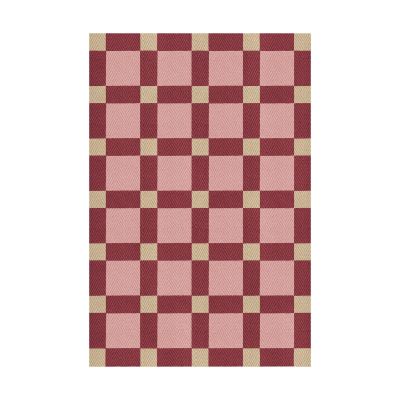 Layered Evelina Kroon juuttimatto 200 x 300 cm Plum punsch | Alk. 906,00 €