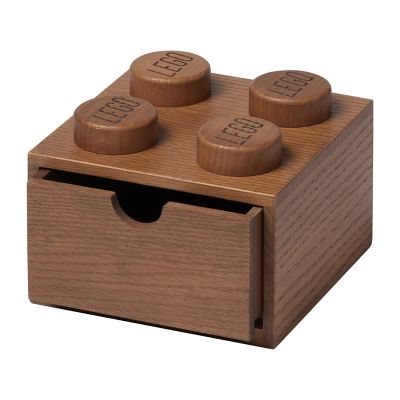 Lego LEGO kirjoituspöytälaatikko 4 puu Tummapetsattu tammi