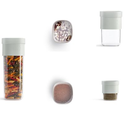 Lékué Flip säilytysastia, 2:n setti, vihreä | Alk. 30,00 €