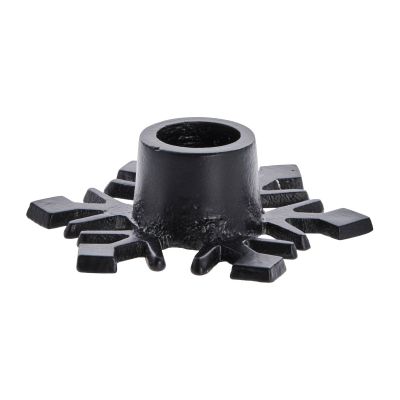Lene Bjerre Caville kynttilänjalka lumihiutale 9,5 cm black | Alk. 14,90 €