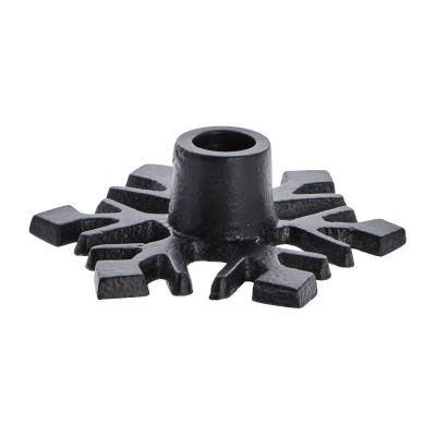 Lene Bjerre Caville kynttilänjalka lumihiutale black | Alk. 8,90 €