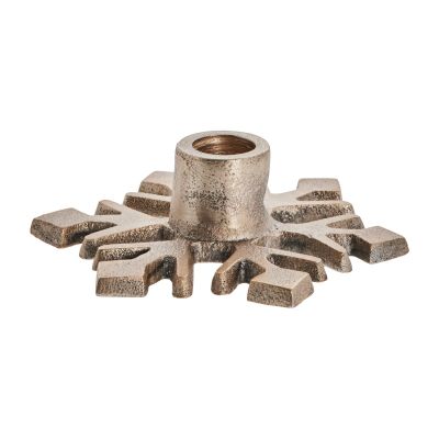 Lene Bjerre Caville kynttilänjalka lumihiutale light gold | Alk. 8,90 €