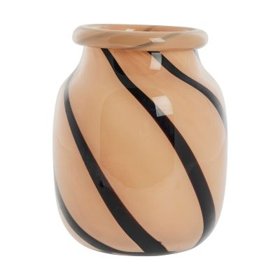 Lene Bjerre Marena vaasi Ø16 cm Orange-black | Alk. 27,50 €