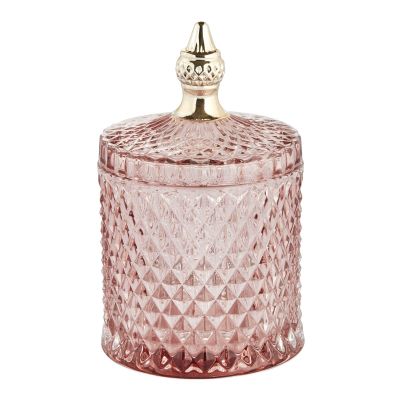 Lene Bjerre Miya säilytyspurkki kannella, Ø 10,5 cm Misty rose