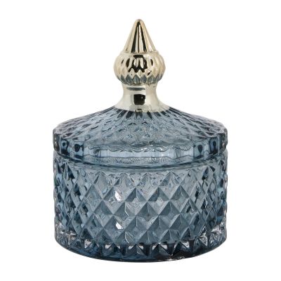 Lene Bjerre Miya säilytyspurkki kannella, Ø 8,5 cm Blue | Alk. 12,50 €