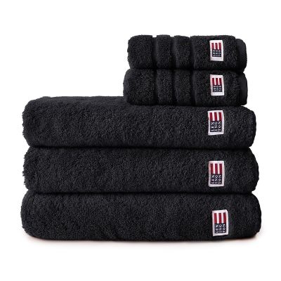 Lexington Icons Original -käsipyyhe 30x30 cm Black | Alk. 10,00 €