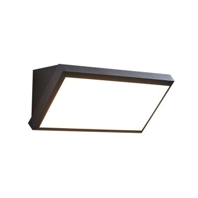 Lindby - Abby Ulko Seinävalaisin w/Sensor Dark Grey/White