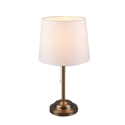 Lindby - Alomira Pöytävalaisin H52 Brass/White | Alk. 50,00 €