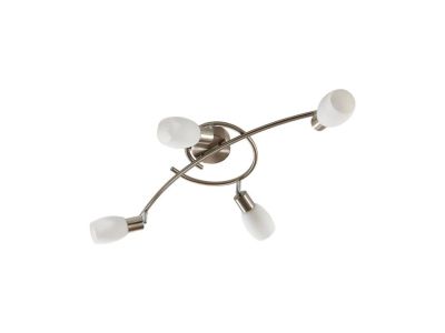 Lindby - Arda 4 Kattovalaisin L65 Stainless Steel/Opal Lindby | Alk. 63,00 €