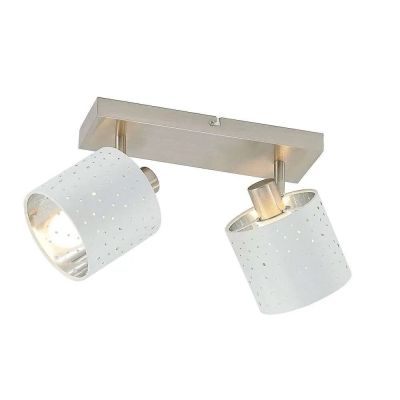Lindby - Darima 2 Kattovalaisin White/Silver | Alk. 58,00 €