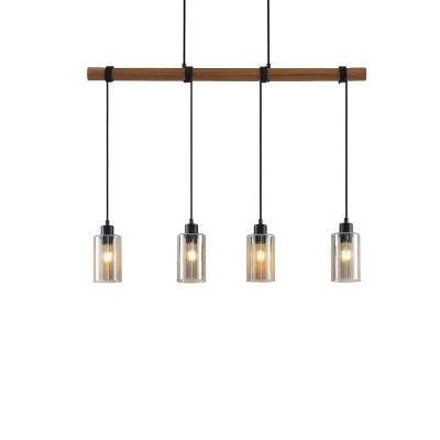 Lindby - Emavi Riippuvalaisin Black/Smoke/Wood | Alk. 203,00 €
