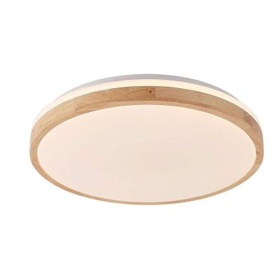 Lindby - Emiva Top Kattovalaisin Wood/White | Alk. 86,90 €