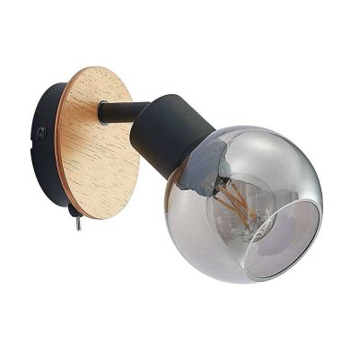 Lindby - Eridia Seinävalaisin Black/Wood | Alk. 23,00 €