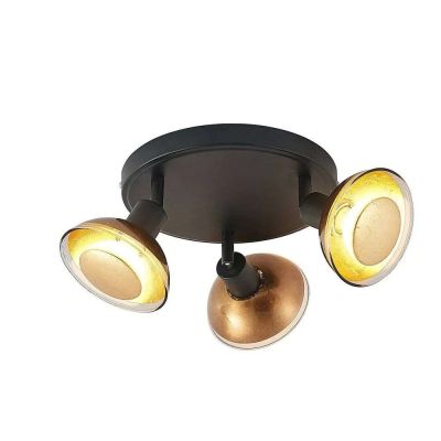 Lindby - Erin Round 3 Kattovalaisin Black/Gold | Alk. 49,00 €