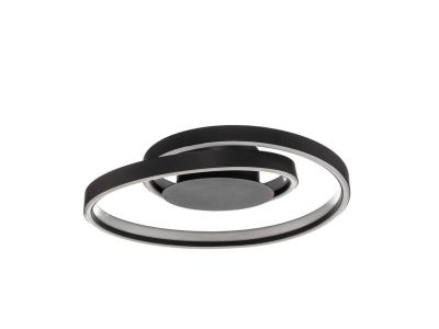 Lindby - Erlinik LED Kattovalaisin 3-Step Black Lindby