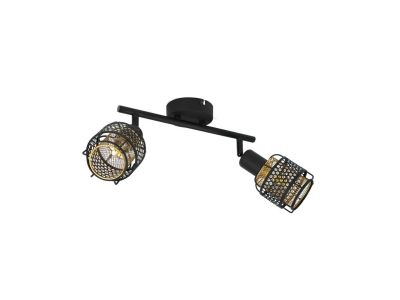 Lindby - Eudoria 2 Kattovalaisin Black/Gold Lindby | Alk. 24,90 €