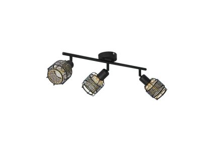 Lindby - Eudoria 3 Kattovalaisin Black/Gold Lindby | Alk. 32,00 €