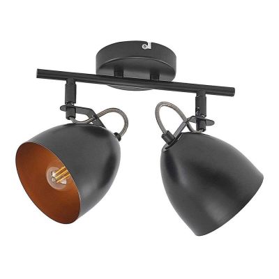 Lindby - Fintja 2 Kattovalaisin Black/Gold | Alk. 21,00 €