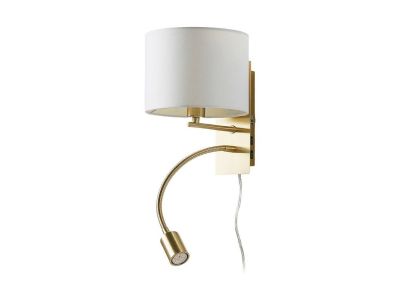 Lindby - Florens Seinävalaisin White/Brass Lindby | Alk. 81,90 €