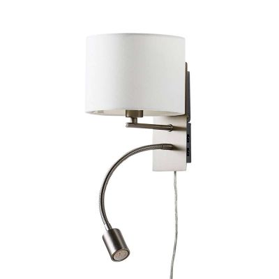 Lindby - Florens Seinävalaisin White/Nickel | Alk. 75,90 €