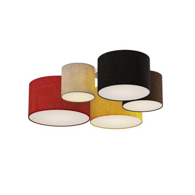 Lindby - Laurenz 5 Kattovalaisin Red/Yellow | Alk. 138,90 €