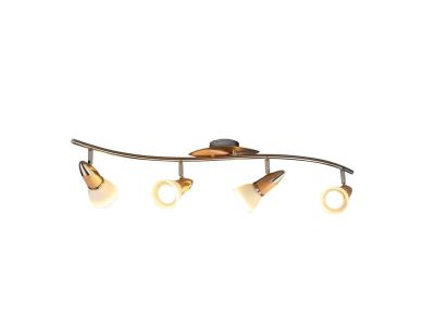 Lindby - Marena 4 Kattovalaisin White/Nickel/Wood Lindby | Alk. 102,00 €
