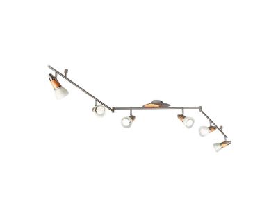 Lindby - Marena 6 Kattovalaisin White/Nickel/Wood Lindby | Alk. 109,00 €