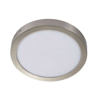 Lindby - Milea Round Loftlampe Satin Nickel | Alk. 86,00 €