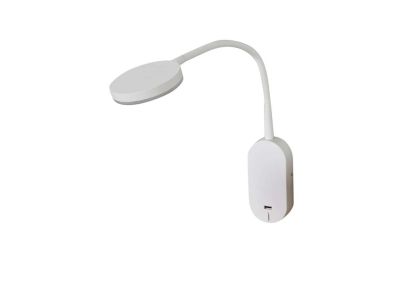 Lindby - Milow LED Seinävalaisin USB White Lindby