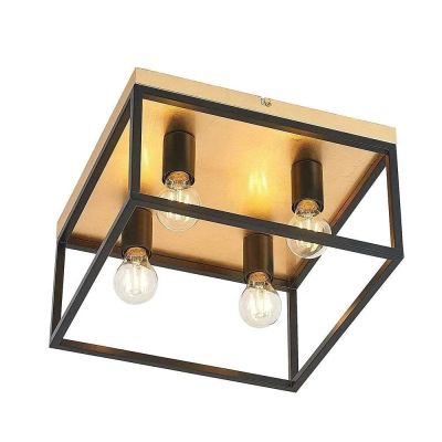 Lindby - Miravi 4 Kattovalaisin Gold/Black
