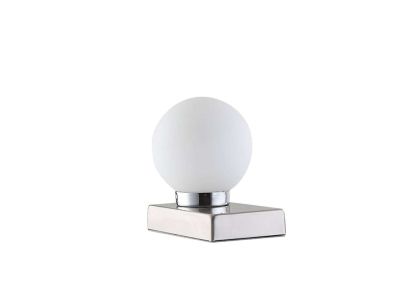 Lindby - Naomi Pöytävalaisin Opal/Chrome Lindby | Alk. 34,90 €