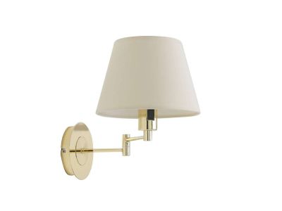 Lindby - Pola Seinävalaisin Cream/Polished Brass Lindby | Alk. 63,90 €