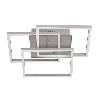 Lindby - Qiana Square Kattovalaisin LED Nickel