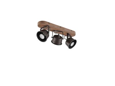 Lindby - Rubinjo 3 Kattovalaisin Wood/Black Lindby | Alk. 98,90 €