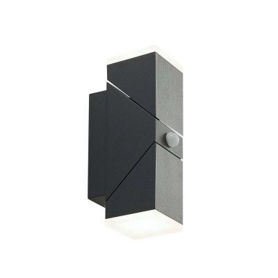 Lindby - Sally Ulko Seinävalaisin w/Sensor Dark Grey/White