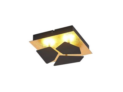 Lindby - Sorea LED Kattovalaisin Black/Gold Lindby | Alk. 49,00 €