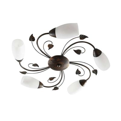 Lindby - Stefania 5 Kattovalaisin White/Black-Gold | Alk. 86,90 €