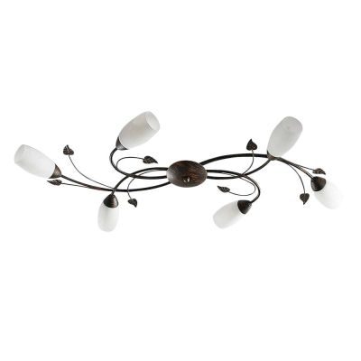 Lindby - Stefania 6 Kattovalaisin White/Black-Gold | Alk. 138,90 €