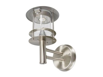 Lindby - Sumaya LED Aurinkokenno Seinävalaisin Stainless Steel/Clear Lindby | Alk. 45,00 €