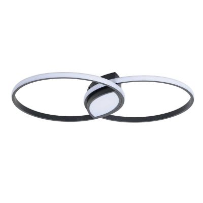 Lindby - Valerna LED Kattovalaisin 3-step Black Lindby