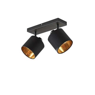 Lindby - Vasilia 2 Kattovalaisin Black/Gold | Alk. 52,00 €