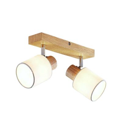 Lindby - Wanessa 2 Kattovalaisin Wood/White | Alk. 51,90 €