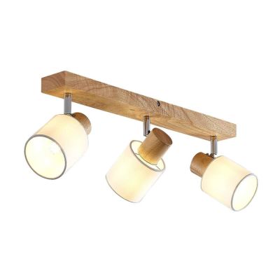 Lindby - Wanessa 3 Kattovalaisin Wood/White | Alk. 69,90 €