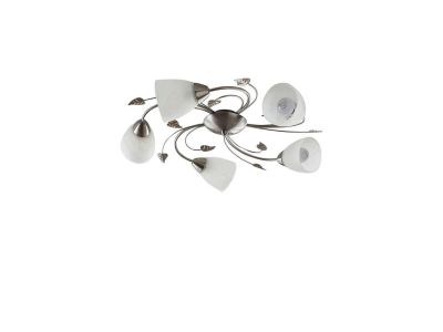 Lindby - Yannie 5 Kattovalaisin Nickel/Opal Lindby | Alk. 92,90 €