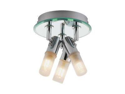 Lindby - Zela 3 Kattovalaisin Chrome/White Lindby | Alk. 52,00 €