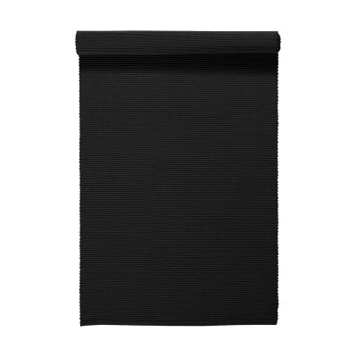 Linum Uni pöytäliina 45x150 cm Musta | Alk. 22,50 €